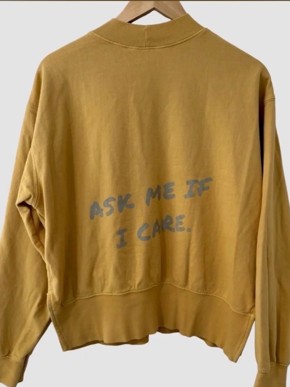 Boys Lie Ask Me If I Care Mockneck - Picture 3 of 6